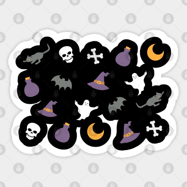 Halloween Vibe Sticker by winvaleriearts